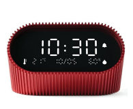 Budzik i radiobudziki LEXON Ray Clock Saguine Red LR155SR3